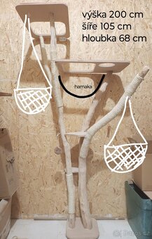 Luxusní kočičí strom, škrabadlo - 5