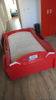 Dětská postel auto BiTurbo červená - 5