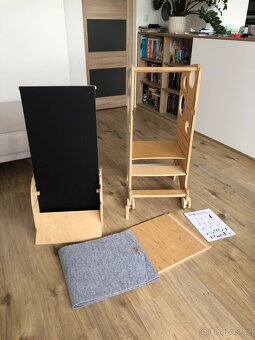 Učící věž Leea + skluzavka/magnetická tabule, a další doplňk - 5