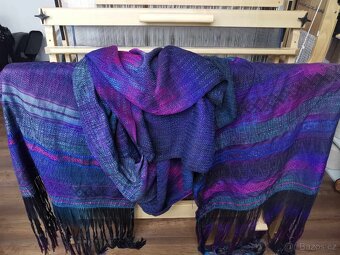 Hedvábný šátek pro nošení miminka - 5