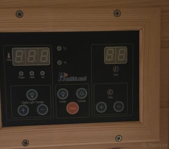 Sada ovládání infra sauny HeathLand - 5