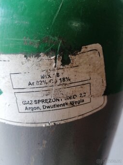 Tlaková láhev argon/co2 - 5