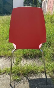 2 ks židle VILMAR Ikea červená/chrom - 5