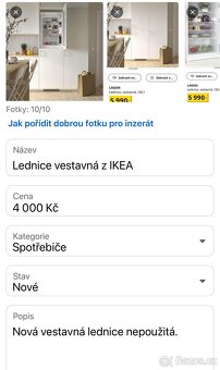 Vestavná lednice z IKEA - 5