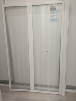 Zástěna na vanu sklápěcí dvoudílná - 5