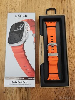Apple watch Nomad Rocky Point Band Magma/Natural, limited - 5