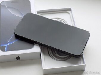 APPLE iPhone 16 Pro MAX 256GB Černý titan - ZÁRUKA - 100% B. - 5