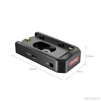 SmallRig Bateriový adaptér NP-F Professional 3168b,USB C,nab - 5