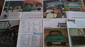 Starý prospekt Škoda 100 L De luxe z roku 1974 - 5