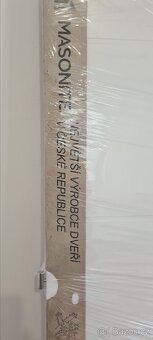 Nové interiérové bílé dveře levé 80L - 5