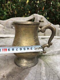 Džbán Cyprus mosaz s mapou - 5