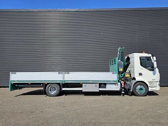 DAF LF 260 - valník s hydraulickou rukou FASSI - 5