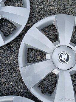 Pěkné orig poklice Škoda 15" Fabia, Rapid, Octavia - 5