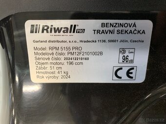 Riwall RPM 5155 PRO travní sekačka benzinová s pojezdem - 5