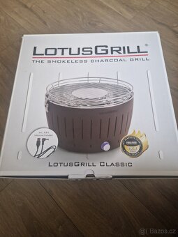 Nový gril na dřevěné uhlí LotusGrill G-GR-34P zelená - 5