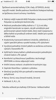 Hokejové kalhoty CCM JetSpeed Ft 390, XL, senior. - 5