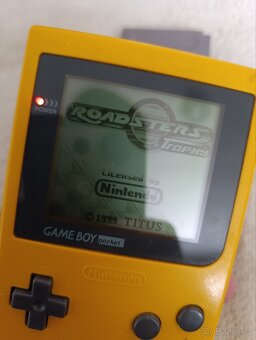 Nintendo Gameboy Pocket Yellow + Hry - 5