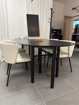 Černý jasanový stůl - 200x100 - 5