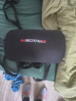 Herní židle ERACER F02 – černá/zelená - 5