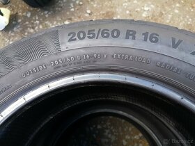 Letní použité pneumatiky Continental 205/60 R16 96V - 5