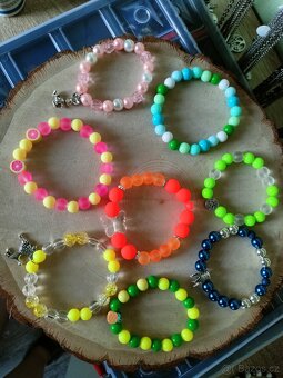 DĚTSKÉ KORÁLKOVÉ NÁRAMKY HANDMADE, akce 2+1 zdarma - 5