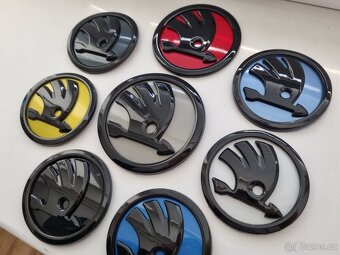 Farebné znaky - logo na ŠKODA - 5