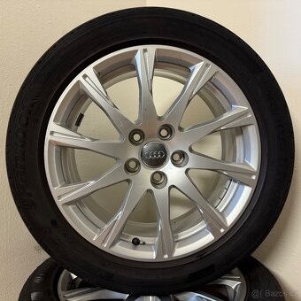 AUDI A4 B9 5x112 R17 ET38+LETNÍ 225/50R17 6/2mm - 5