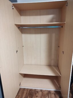 ⭐⭐⭐ŠATNÍ SKŘÍŇ-HEZKÝ STAV. Hloubka 60 šířka 115 x výška 205 - 5