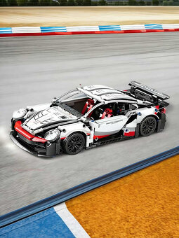 NOVÁ velká stavebnice Porshe 911 závodní auto 826 dílků délk - 5