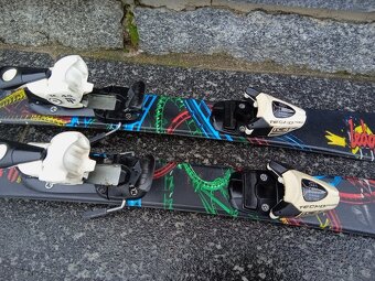 Dětské lyže 90 cm a boty - 5