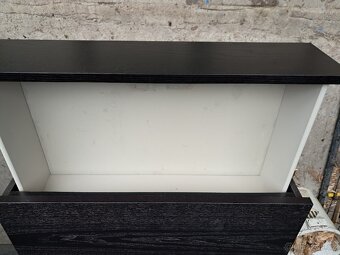 Ikea komoda Malm černá 3 zásuvky - 5