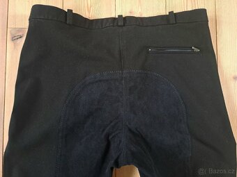 Černé pánské rajtky, jezdecké kalhoty, pantalony Elt Jodhpur - 5