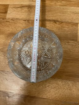 Broušený popelník z českého křišťálu – průměr 20 cm - 5