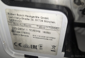 Kávovar Bosch CTES-32 poloprofi, funkční, vyčištěný. Rumbuk - 5
