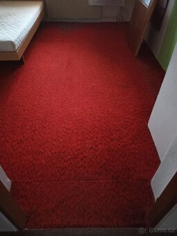 Vyklízení domu, křeslo, desky ze skříní, dveře, koberce - 5