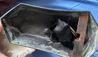 starožitná lampička funkční-více v inzerátu - 5
