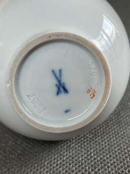 Míšeň Meissen Malá buclatá váza 10.5 cm - 5