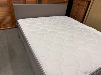Zánovní boxspring dvoupostel značková - 5