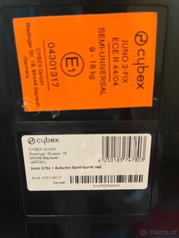 Cybex Juno 2-fix, 9-18kg - 5