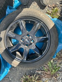 Alu kola 4x100 -MINI R50 R55 R56 16 Inch Black R94 Bridge Sp - 5