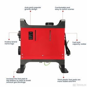 Nezavislé naftové topení 12+24V 5kW, BT, auto START/STOP - 5