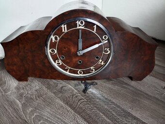 Krbové stolní hodiny Německo starožitný - 5