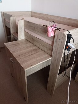 Patrová dětská postel+ stůl - 5