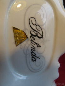 Staré moc hezké porcelánové hodiny - Royal Dux Belinda - - 5