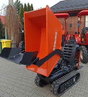 Pásový dumper se lžící, samonakládací - se lžící - 5