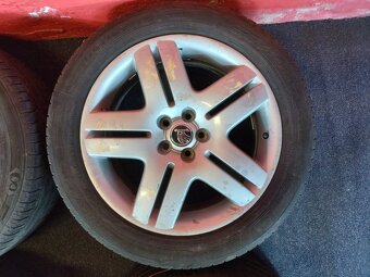 ALU disky VW 5x100 R17 s letními pneu 225/50 R17 - 5