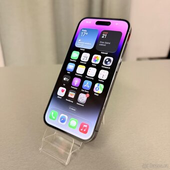 iPhone 14 Pro 128GB fialový, pěkný stav, rok záruka - 5