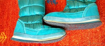 Zimní vysoké boty dámské (sněhule) - 5