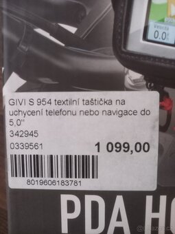 Držák navigace, telefonu GIVI - 5