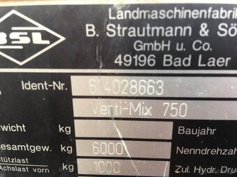 Krmný míchací vůz Strautmann Verti-Mix 750 - 5